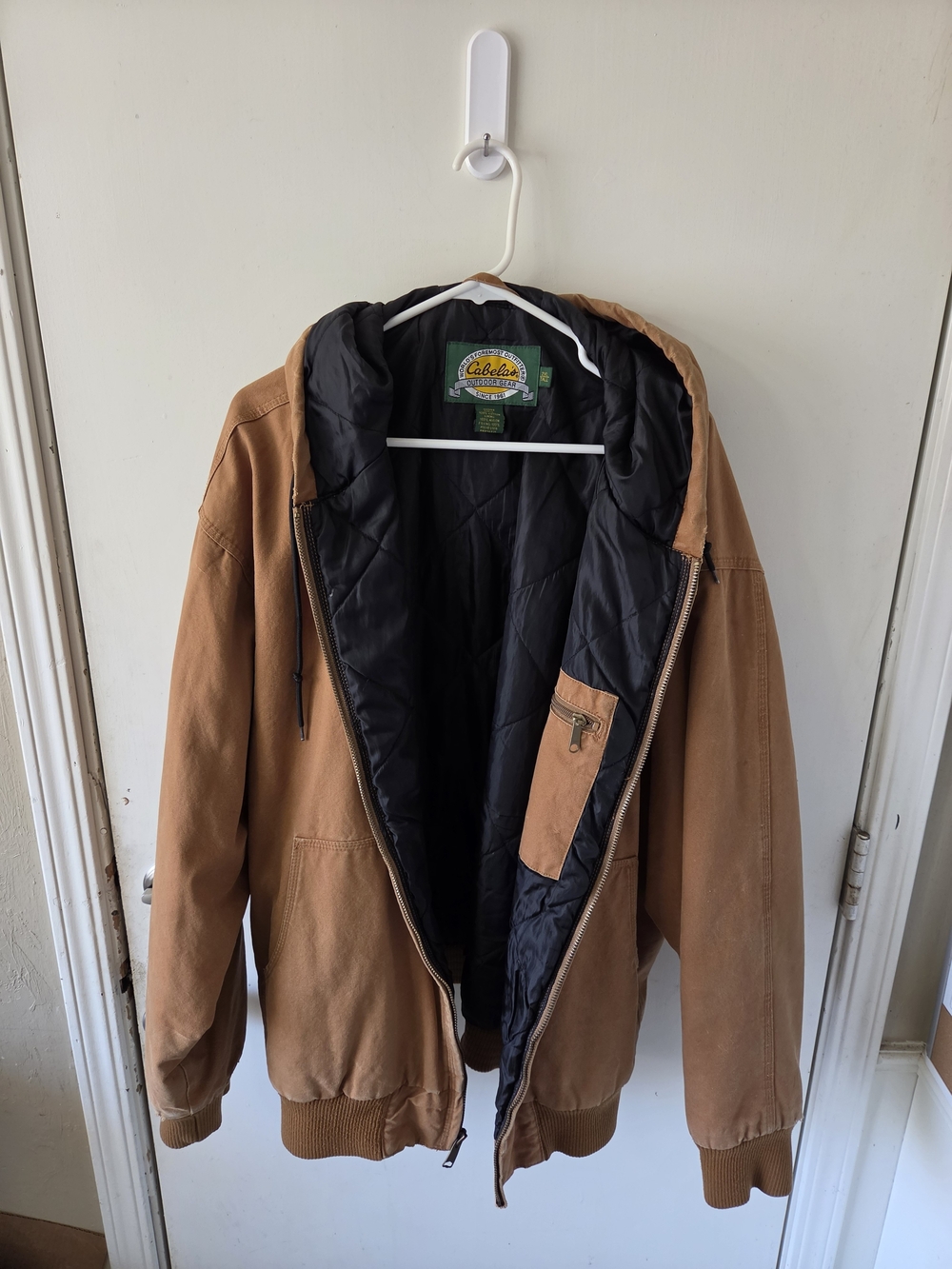 Cabela's men's hooded work jacket in size 2XL